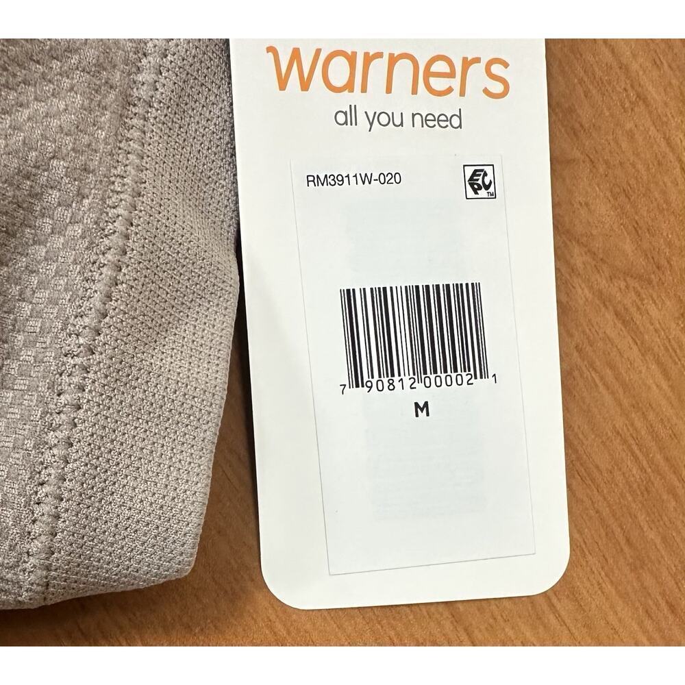 Warners Womens Bra Size Medium Blissful Benefits RM3911W Smoothing Almond NWT - Picture 3 of 6
